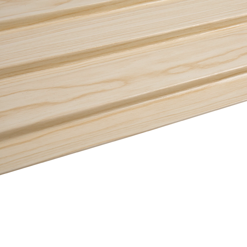 دیوارپوش کامپوزیت چوب پلاستیکی ضد آب و بادوام WPC Fluted Panel Floted Wood Plastic Cladding Wall composite size Cell 10*4.2 YXWPC19512